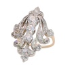Belle �poque Diamond Scroll Ring in Gold and Platinum, circa 1910